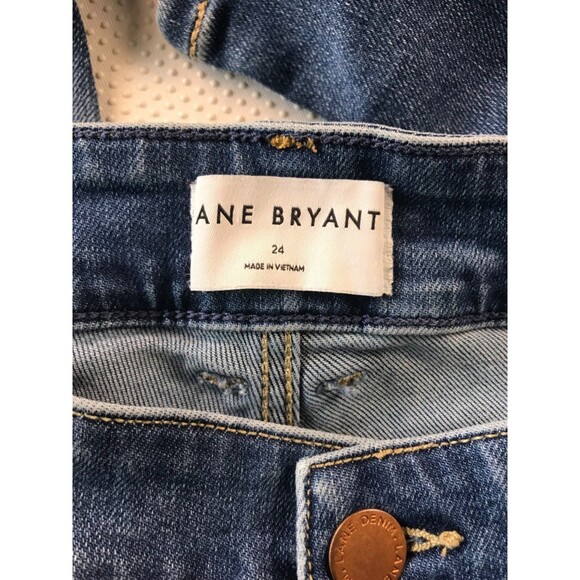 Lane Bryant Wide Leg Flare Denim Jeans Plus Size 24 - Picture 6 of 12